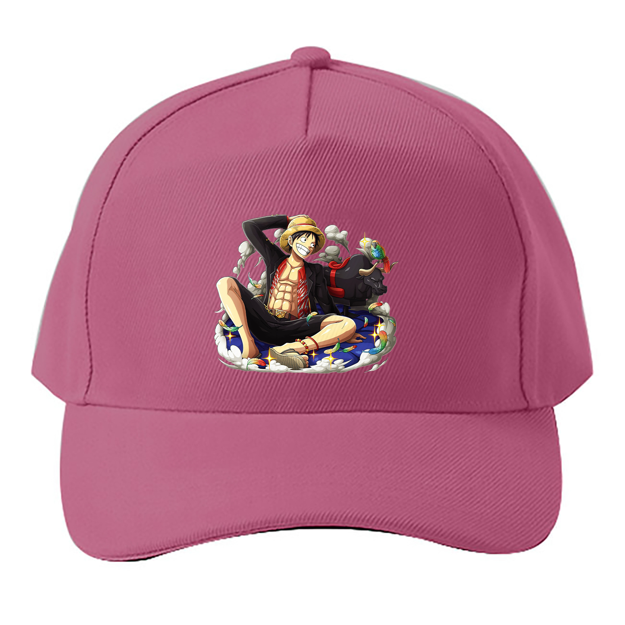 （画像用） ワンピース モンキー・D・ルフィ ONE PIECE Monkey D. Luffy ベースボールキャップ 綿100％ 男女兼用 帽子 スポーツ